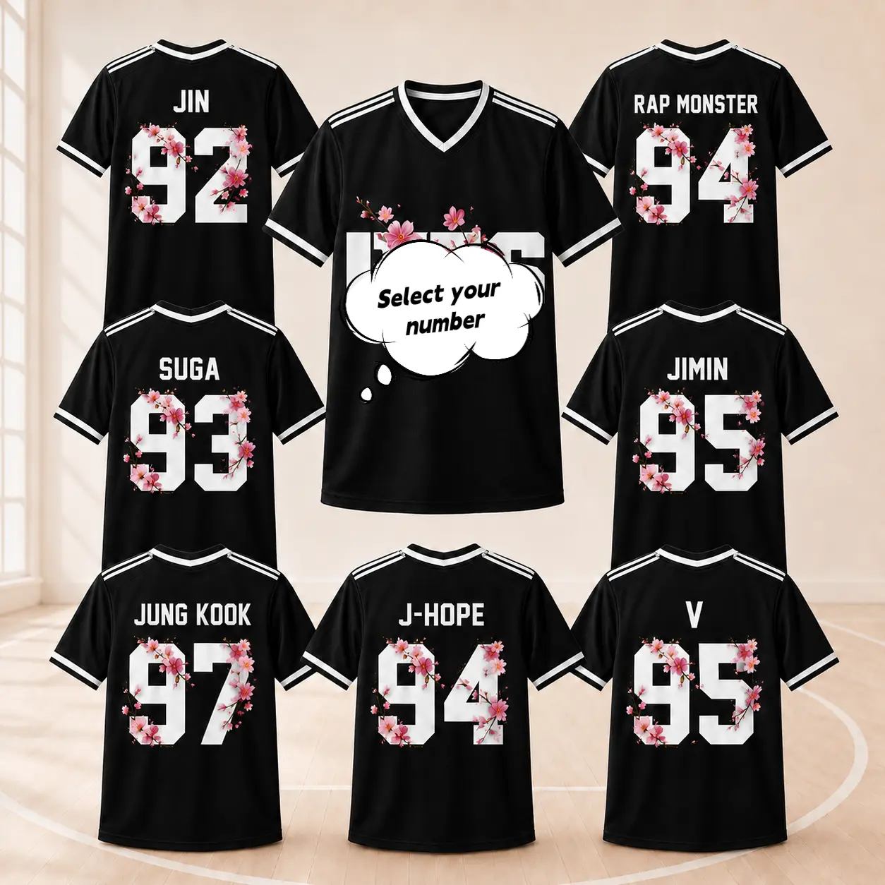 KPOP Idol 2026 Concert Football Jersey, 97 95 Select Your Number, Athletic Tee Concert Outfit for Men and Women, Gift for Fans