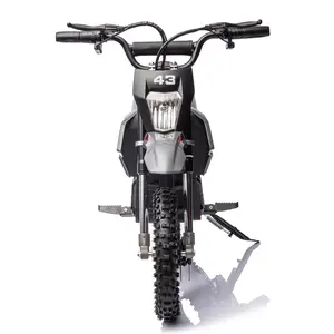 Kids 36V Electric Dirt Bike, 500W Brushless Motor, 15.5 mph, 14-Inch Tires, Black, Ages 14+