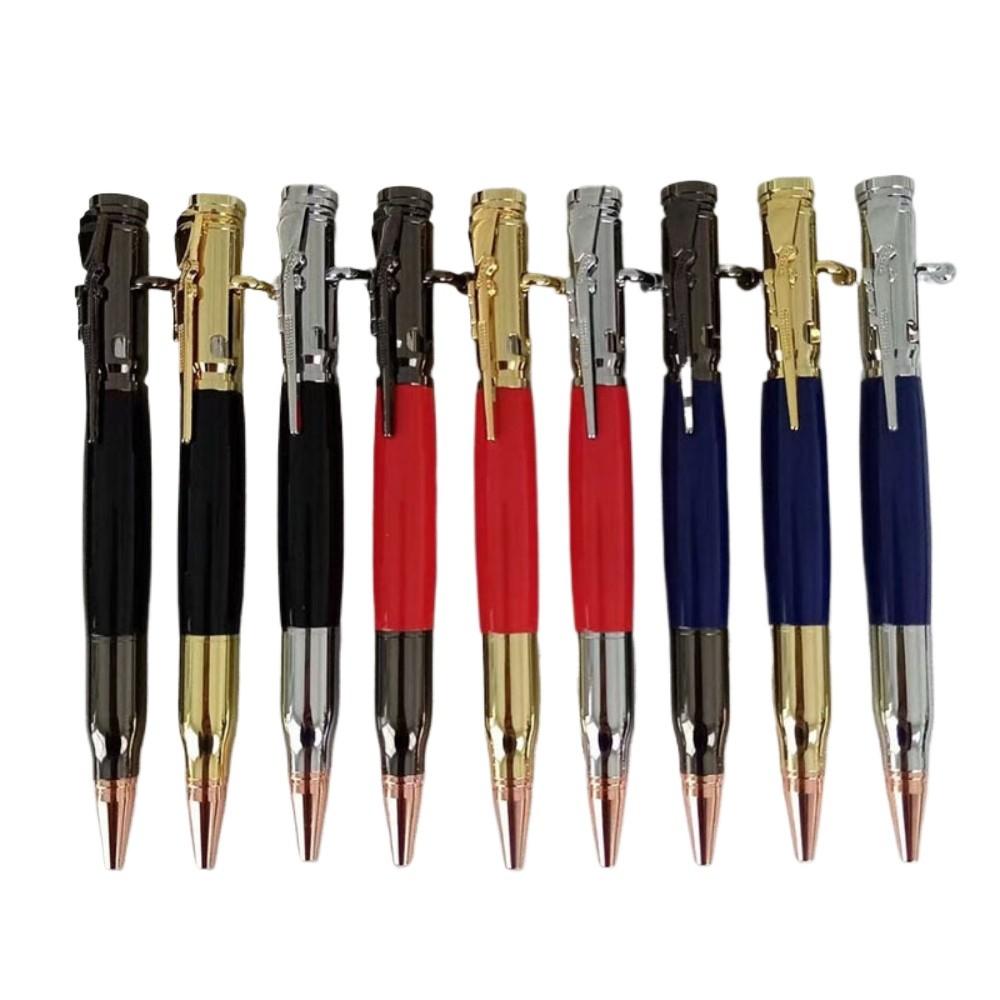 Bolt Action Pen, 3 Counts/set Ballpoint Pen, Writing Pen for Office School Student & Gift for Dad, Boyfriend, Husband, Replaceable Ink Pen, Stationery Tools, Aesthetic Pens, Office School Supplies, Ballpen Set, Specialty Pen, Unique Pens