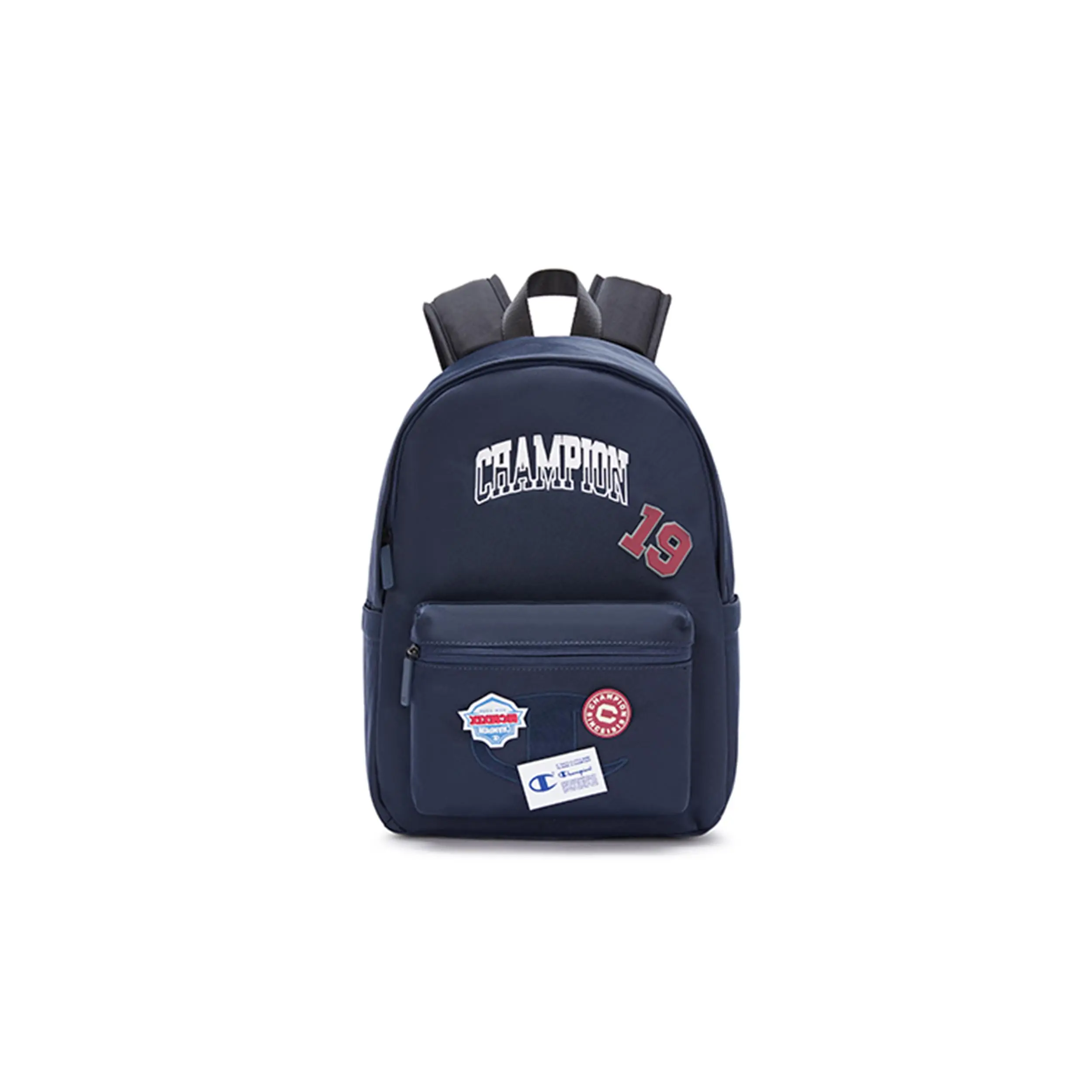 Champion Campus Tote Backpack with C-Logo Badge, Velcro Closure, Zippered Design – Unisex Casual Sporty Fabric Backpack