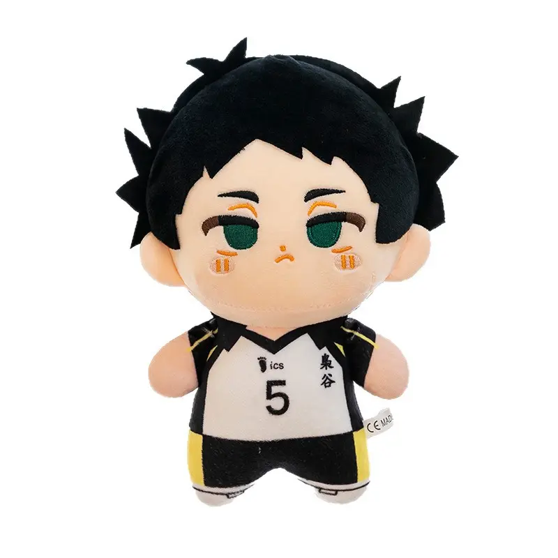 Haikyuu!! Complete Team Chibi Plush Doll Full Set, Volleyball Jersey Uniform Anime Stuffed Toy, Sports Anime Collectible Cushion Gift For Haikyuu Fans