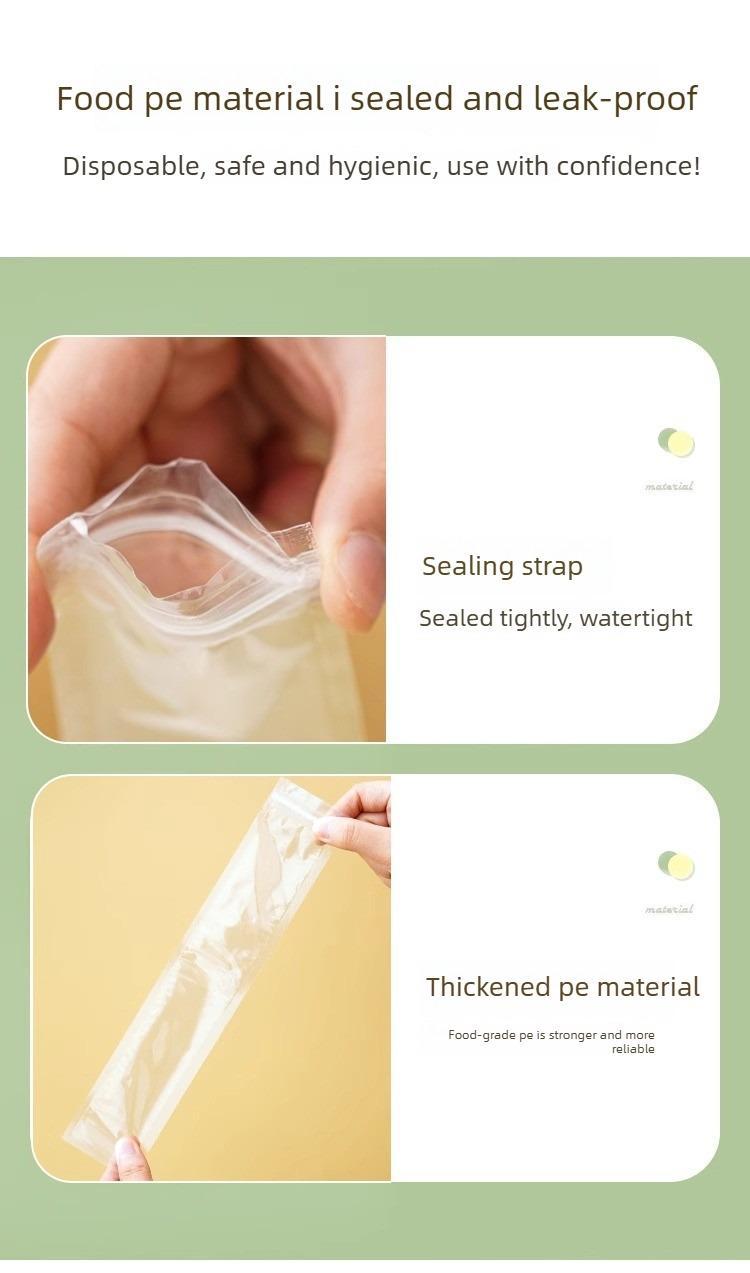 100 PCS Food-grade disposable popsicle bags, fruit jelly bags, ice cream, popsicle sticks, long strips, homemade ice pop bags 100 PCS Food-grade disposable popsicle bags, fruit jelly bags, ice cream, popsicle sticks, long strips, homemade ice pop bags