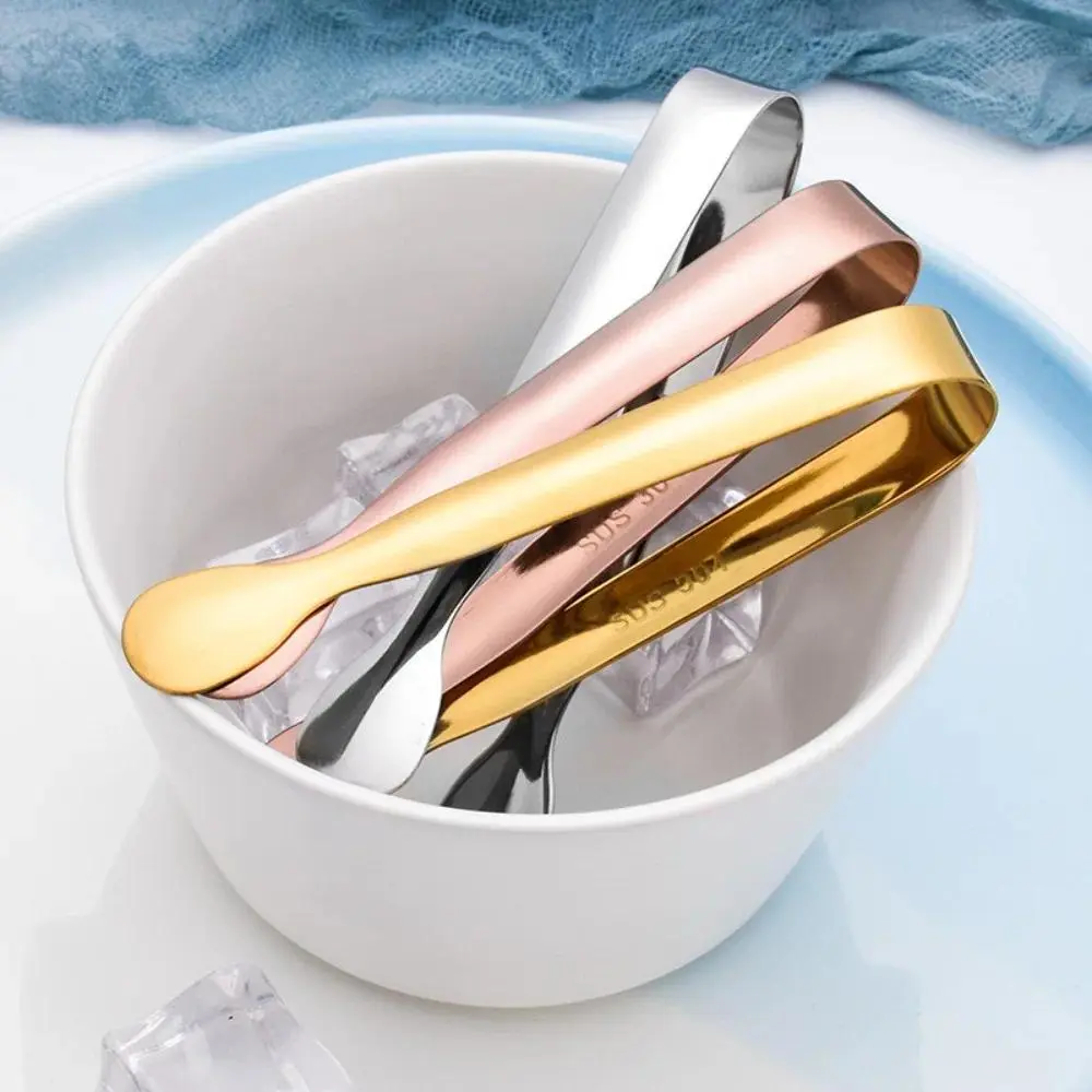 1pcs Stainless Steel Ice Tongs - Professional Sugar Cube & Food Tongs for Restaurants, Hotels & Home Bars kitchen utensils