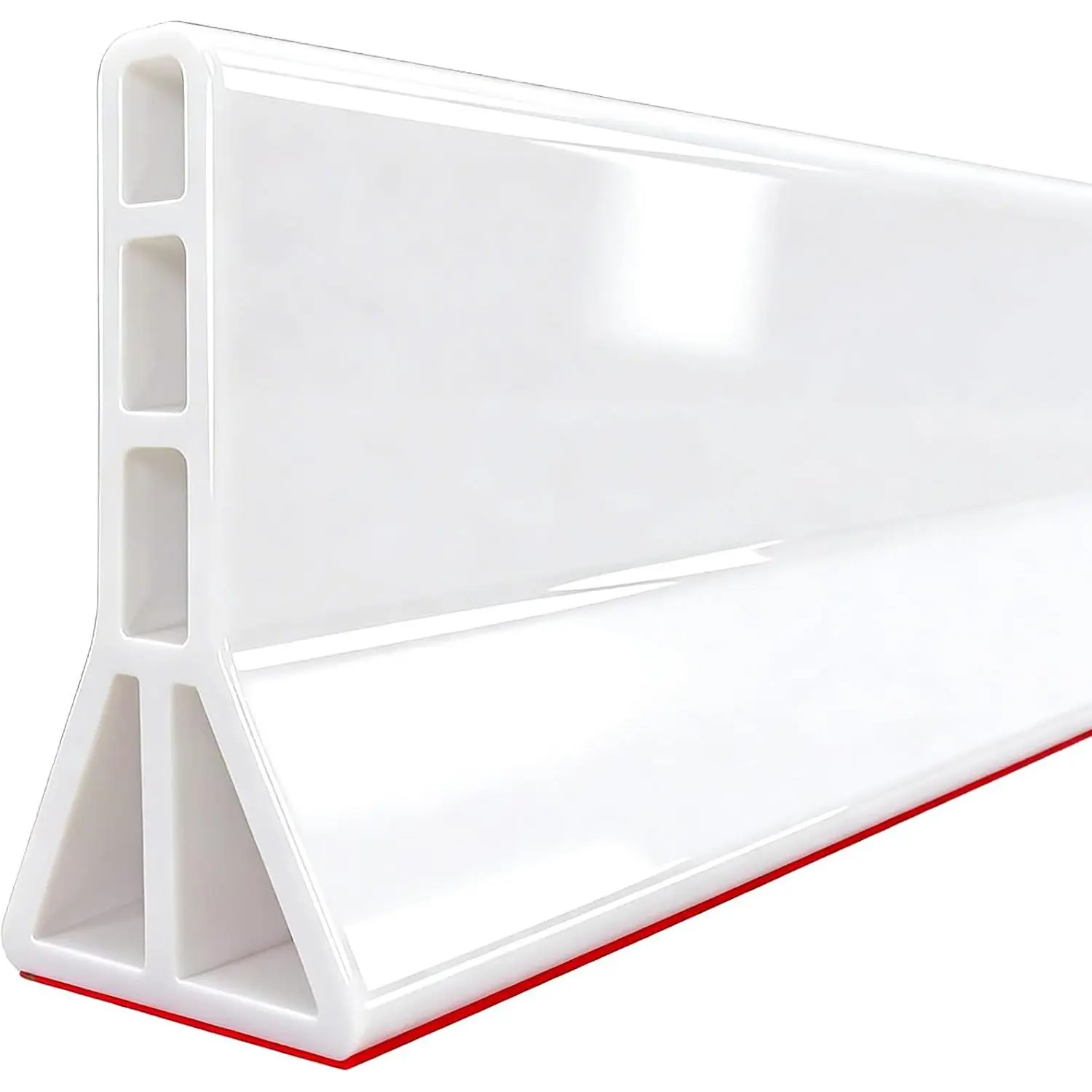 3.5" High Collapsible Shower Threshold Water Dam 59"Shower Water Splash Guard Shower Threshold Barrier Water Stopper To Keep Water In Shower Dry And Wet Bathroom
