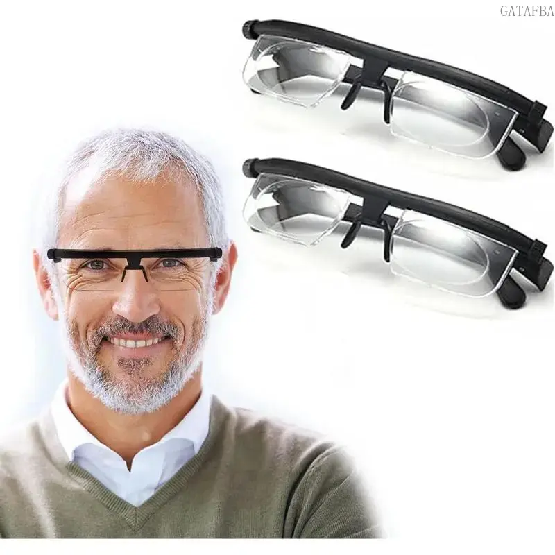 Adjustable Dial Vision Eyeglasses - Near & Far Sight Adjustable Eyewear for Men & Women (Sports & Outdoor Use), Default,back to school,back to school haul