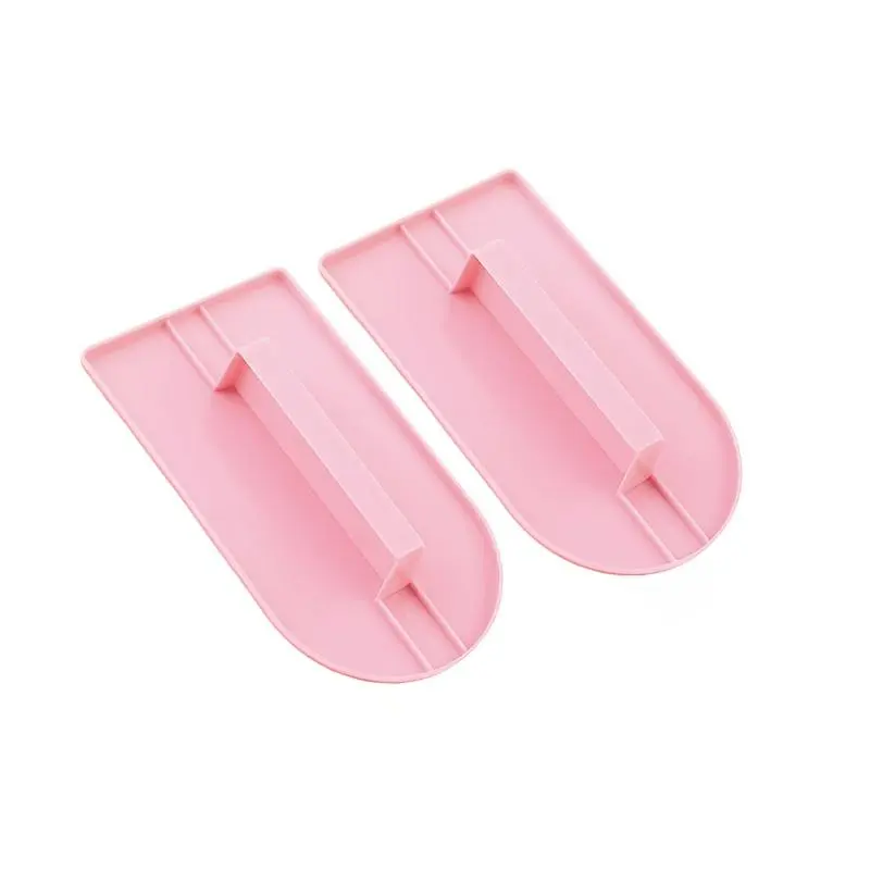 2pcs White/Green/Pink Cake Smoother with Handle - Suitable for Frosting and Cream Decoration DIY Baking Tool - Smooth Cake Surface, Cake Decorating Accessory, Cream Tool, Baking Tool, Christmas Halloween Children's Day