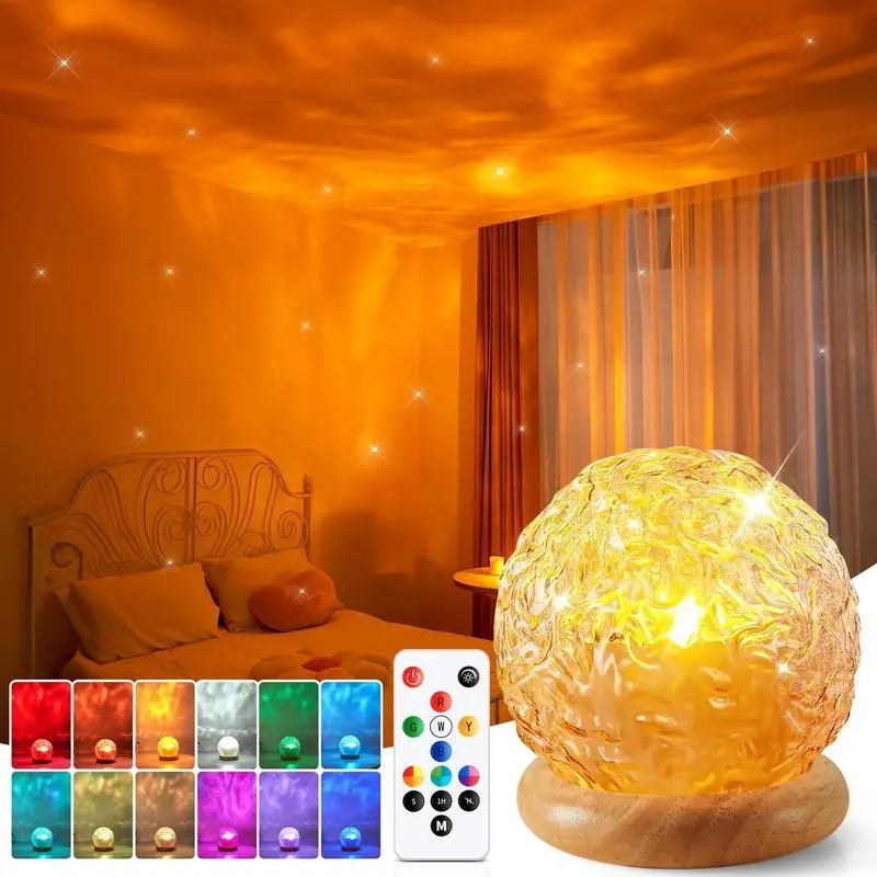 3-in-1 Sunset Aurora LED Night Light - 16 Colors Ambient Mood Lamp with Remote Control & Timer, Ideal for Bedroom Decor, Bathroom Decor Ideas, Festive Gift