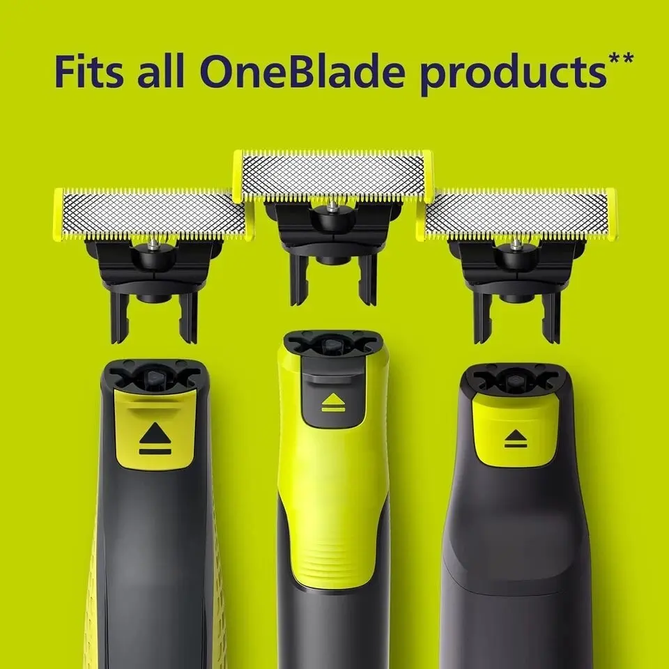 T-Blade Razor Heads, 3-Pack, Replacement Shaver Head, Compatible with Qp2523, 2527, 6523, 2520, 2533, 2630, 6520, Perfect Shaving Accessories Gift