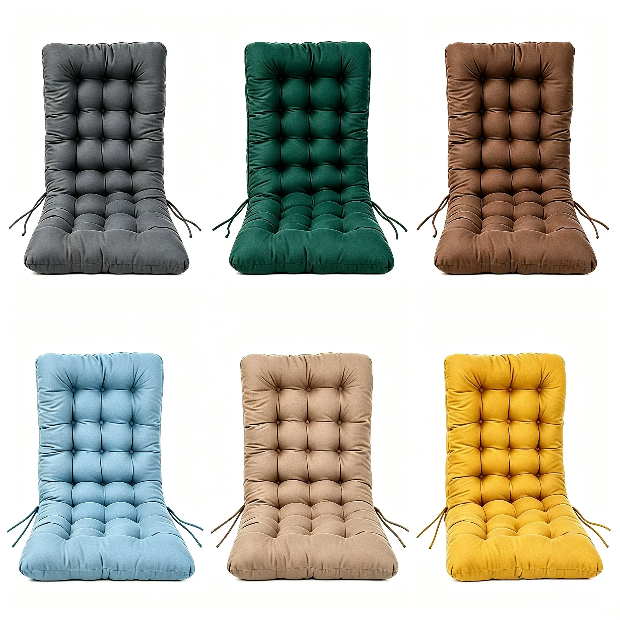 Integrated Backrest Cushion, Soft Padded Cushion, Thick High Elastic Soft Fabric, Adjustable Angle, Comfortable for Home Office, Suitable for All Seasons
