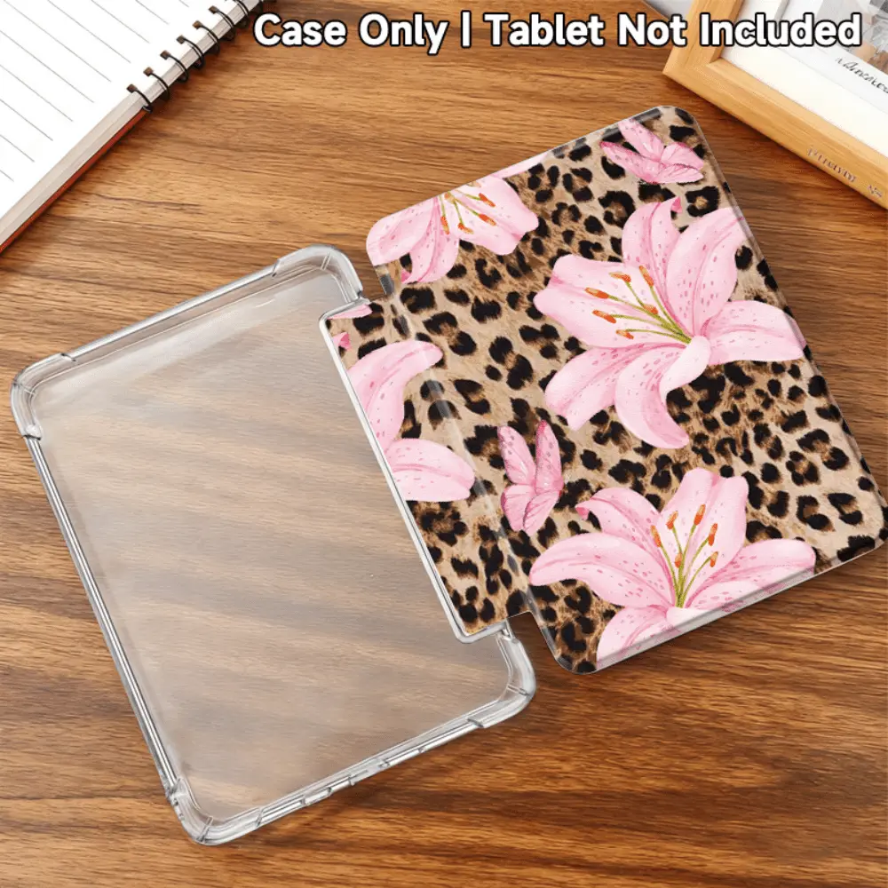 Polyester Hybrid Contemporary Art Tropical Glam E-Reader Case for Kindle Paperwhite 11th(KPW5)/12th(KPW6), 2022/2024 Youth Edition - Smart Flip Cover with Auto Sleep/Wake, Reinforced Corners, Lightweight Durable Protective Shell, Ideal Christmas Gift, Dev
