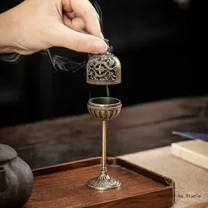 Pixiu Qilin Palace Lantern Incense Burner Wealth Attracting Censer Elephant Decor Camping Hiking Aromatherapy Ornament