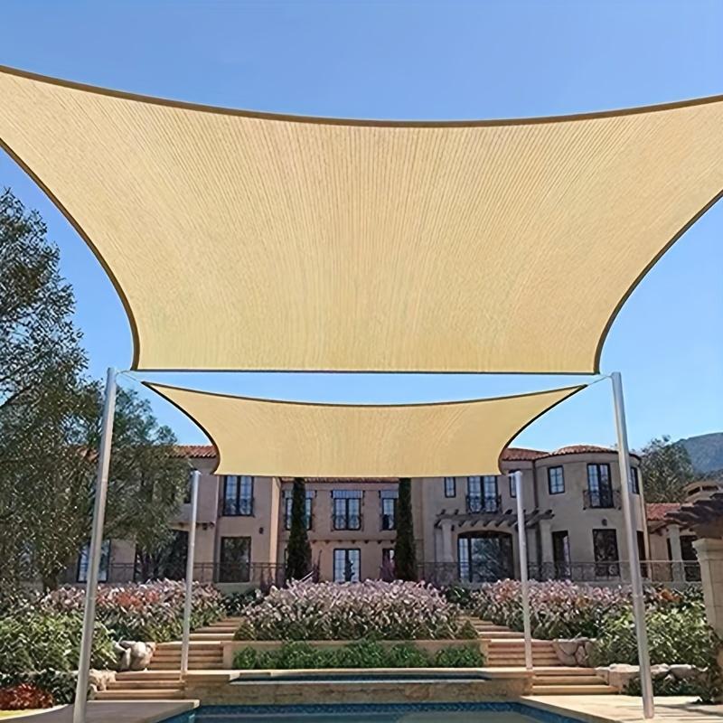 1pc Shading Rectangular Sunshade for Outdoor Activities, Garden balcony, rooftop, swimming pool, car sunscreen and sunshade net, easy to install, for summer escape