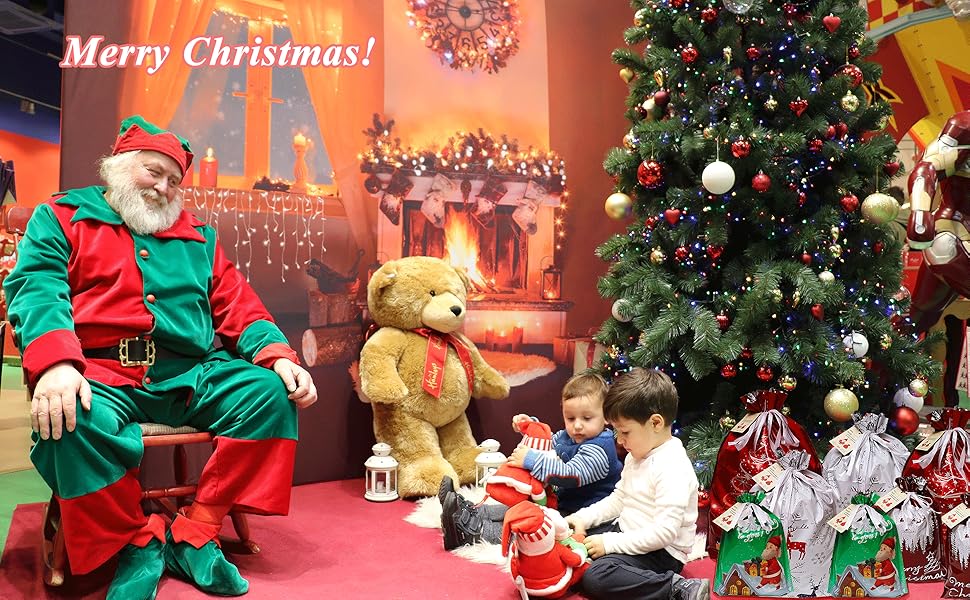 [Promotional Activity] 50-Pack Christmas Gift Bags with Drawstring – Assorted Sizes Holiday Wrapping Bags for Xmas, Parties, Birthdays & Weddings| Easy, Durable & Festive halloween candy bag