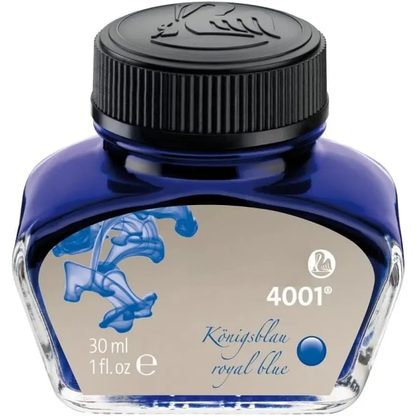 4001 Bottled Ink for Fountain Pens, Royal Blue, 30ml, 1 Each (301010)