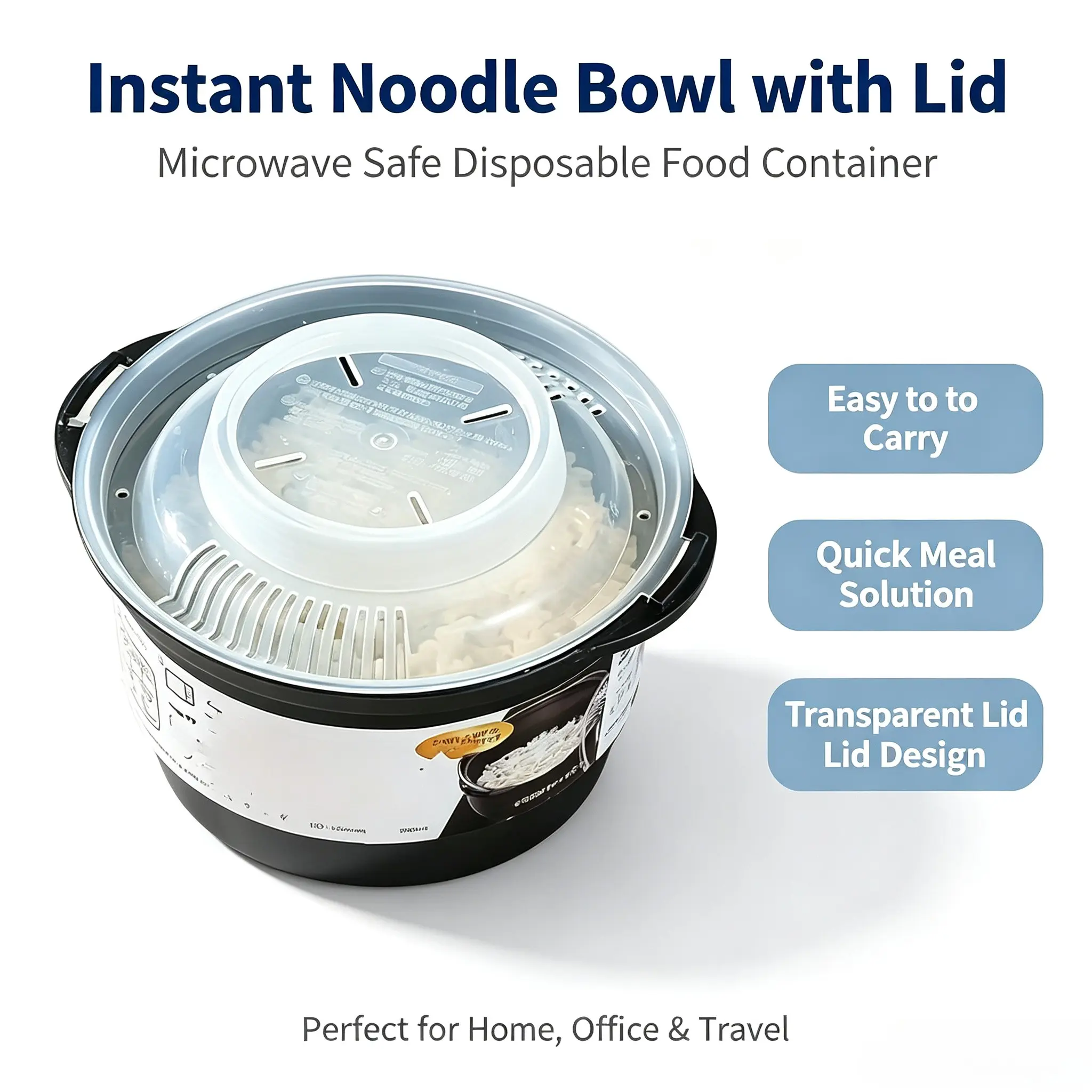 Japanese Microwave Rice Steamer, Large Capacity, Dual Handles, Drain Hole, Eco-Friendly, Reusable, Easy Clean, Perfect for Home Use