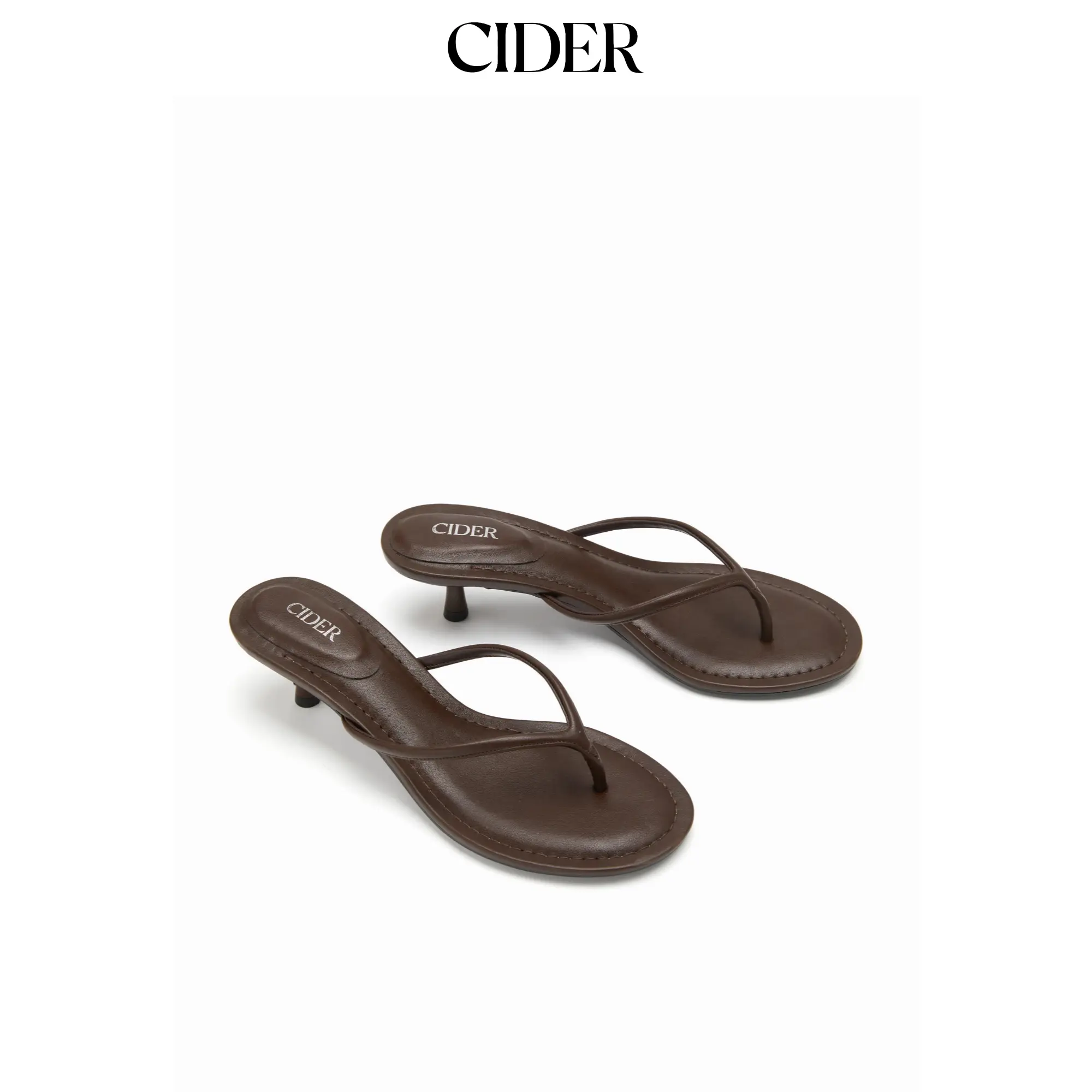 Cider ROUND TOE FLIP-FLOP SLIPPERS SohoChic