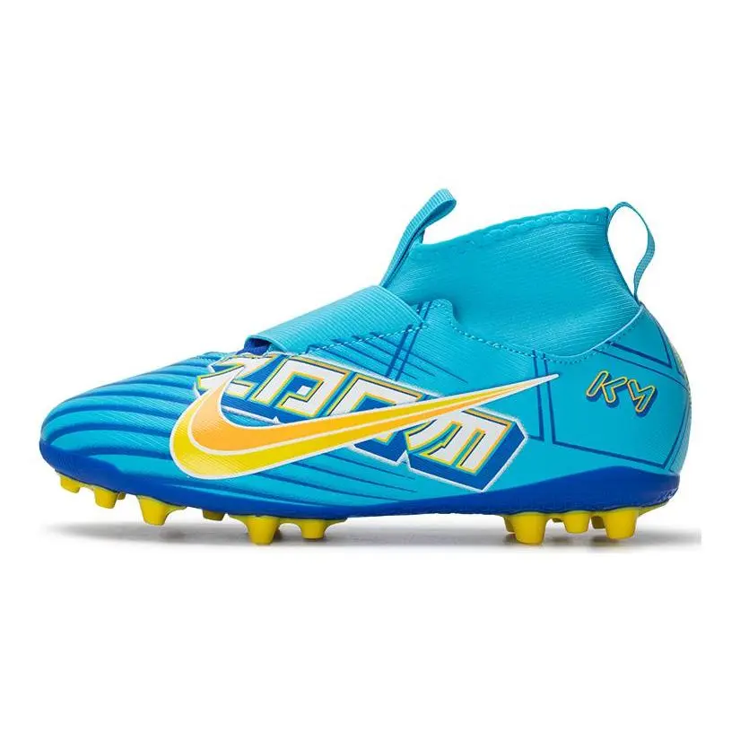 Nike Zoom Mercurial Superfly 9 Academy KM AG Cleats with Shock Absorption and Durability DO9791-400