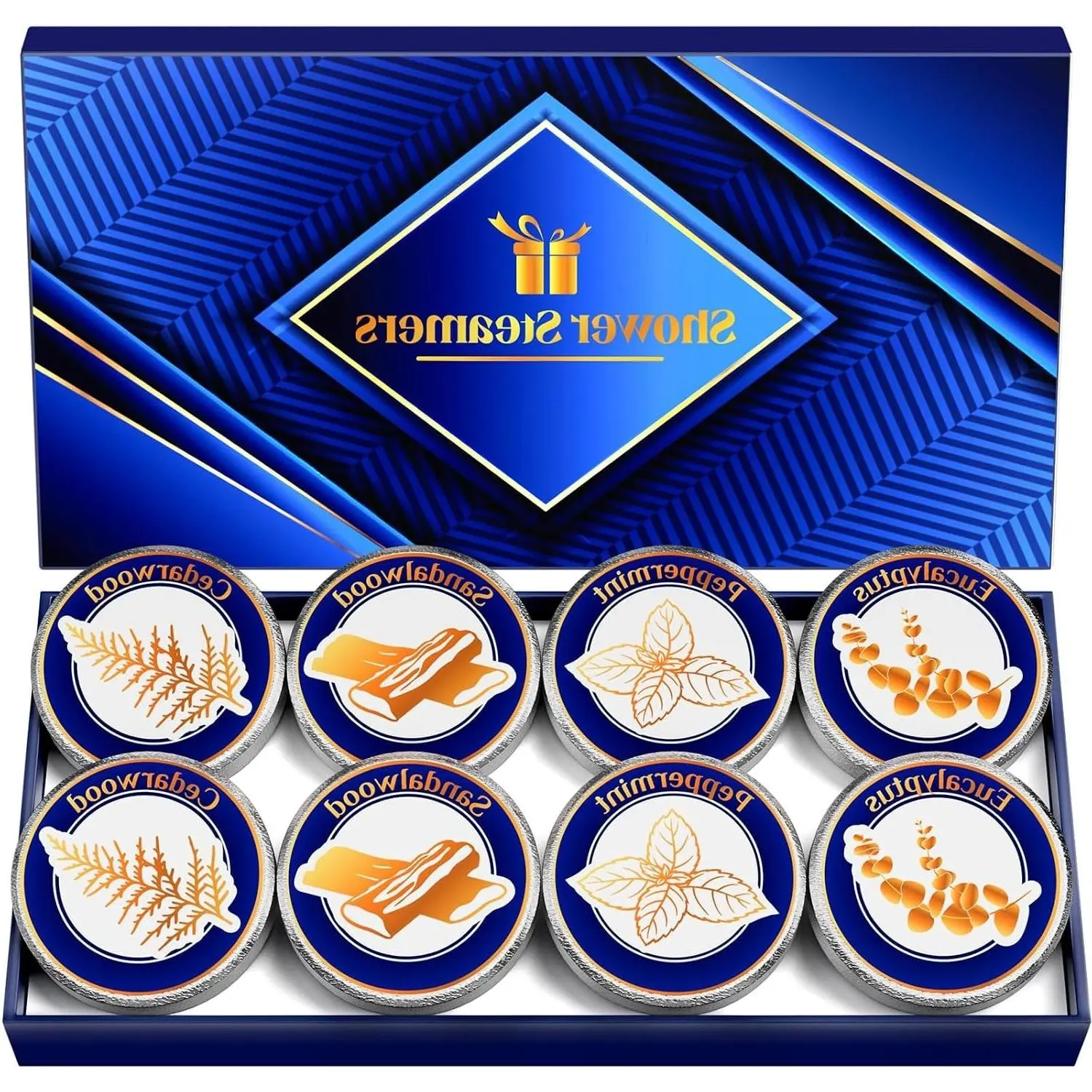 Aromatherapy Shower Steamers for Men, Relaxing Shower Bombs, Birthday Gifts for MenGift