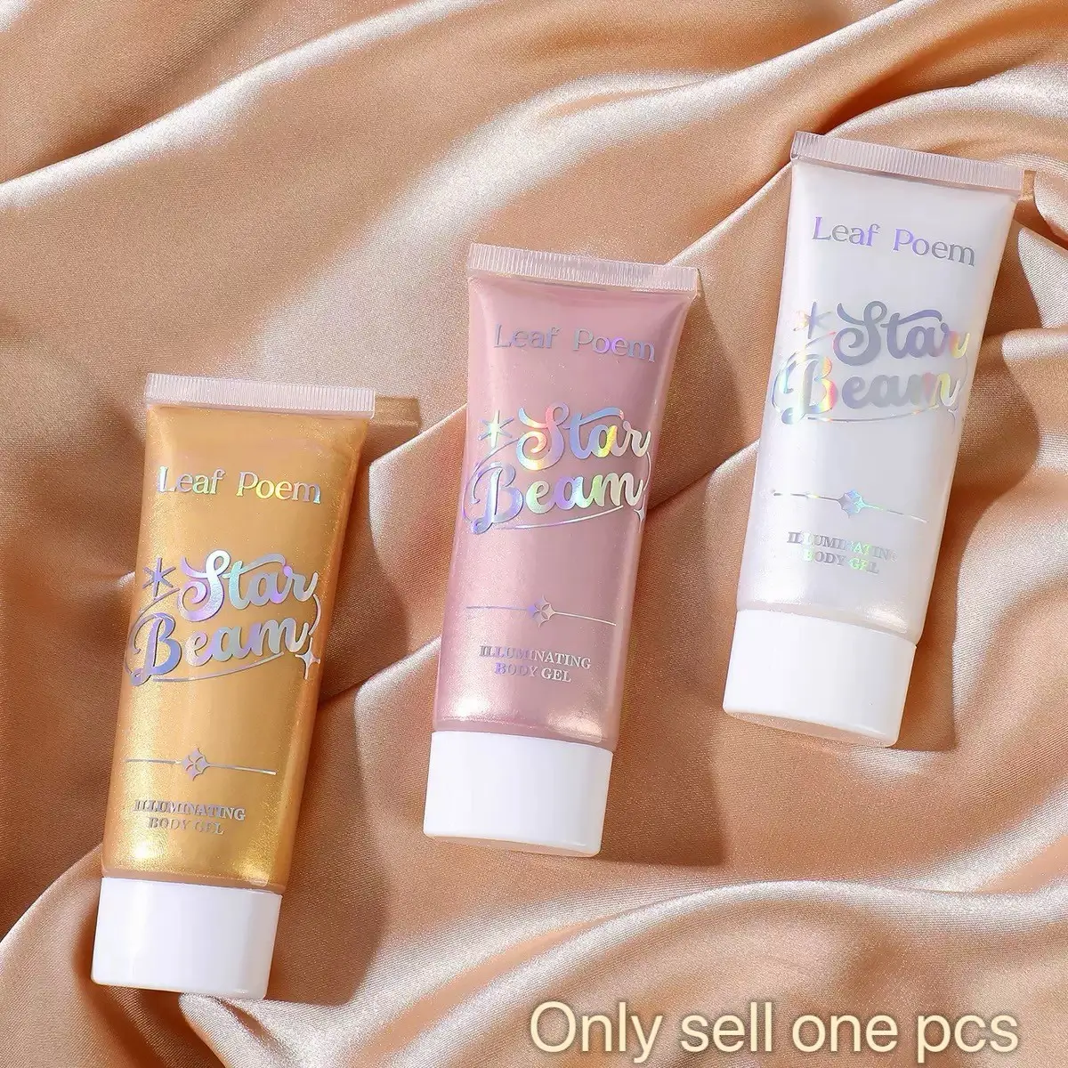 Shimmering Iridescent Body Highlighter Gel, Full-Body Brightening Glitter Liquid, Shimmering Body Makeup, Waterproof Long-Lasting, Perfect for Parties, Dates, Music Festivals