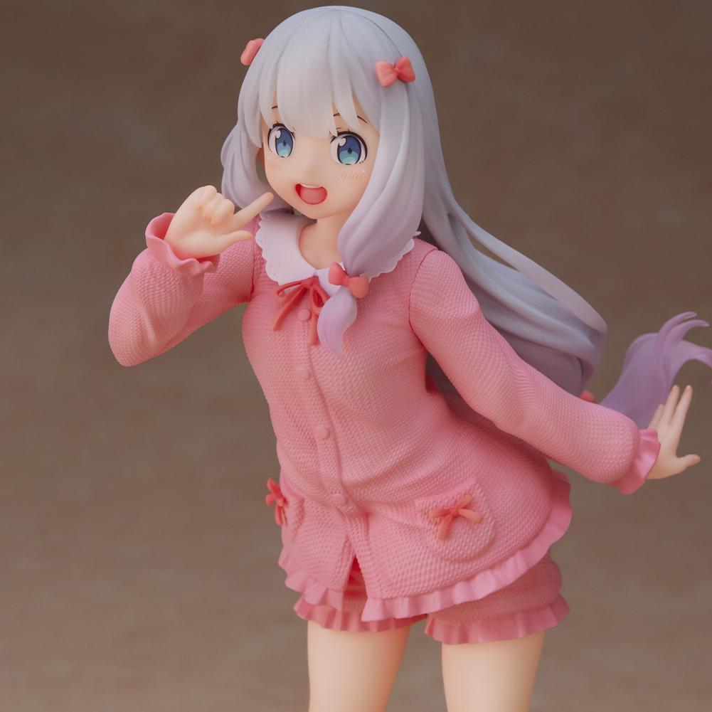20CM Anime Lzumi Sagiri Figure Pink Pajamas Action Figure PVC Kawaii Girl Model desktop ornaments Collection Dolls Toys Gifts