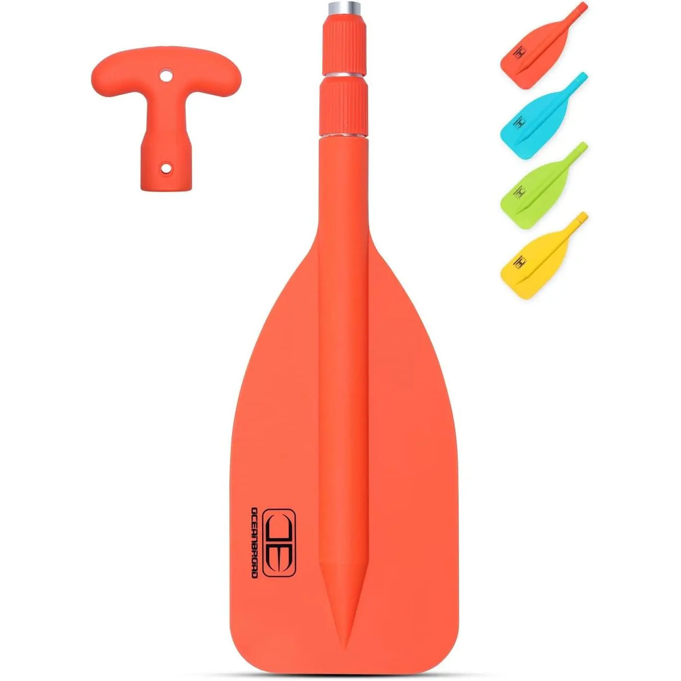 Paddle 21''-42''(Assembling Required)/26''-54'' | Boat Paddle, Canoe/Kayak Paddle, Telescoping Paddle, Collapsible Paddle, PWC/Boating/Pontoon/Jet Ski Accessories