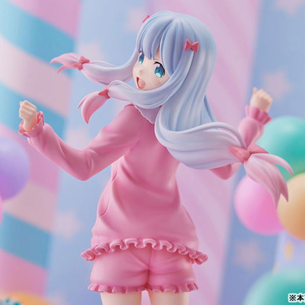 20CM Anime Lzumi Sagiri Figure Pink Pajamas Action Figure PVC Kawaii Girl Model desktop ornaments Collection Dolls Toys Gifts