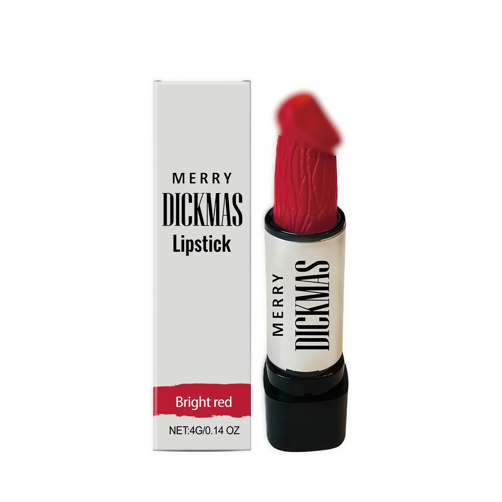 4g Bold Christmas Party Lipstick Balm, Cosmetic Lipstick, Long-Lasting Matte Finish, Flawless, Easy Application, Versatile Neutral Shade, Natural Look Makeup