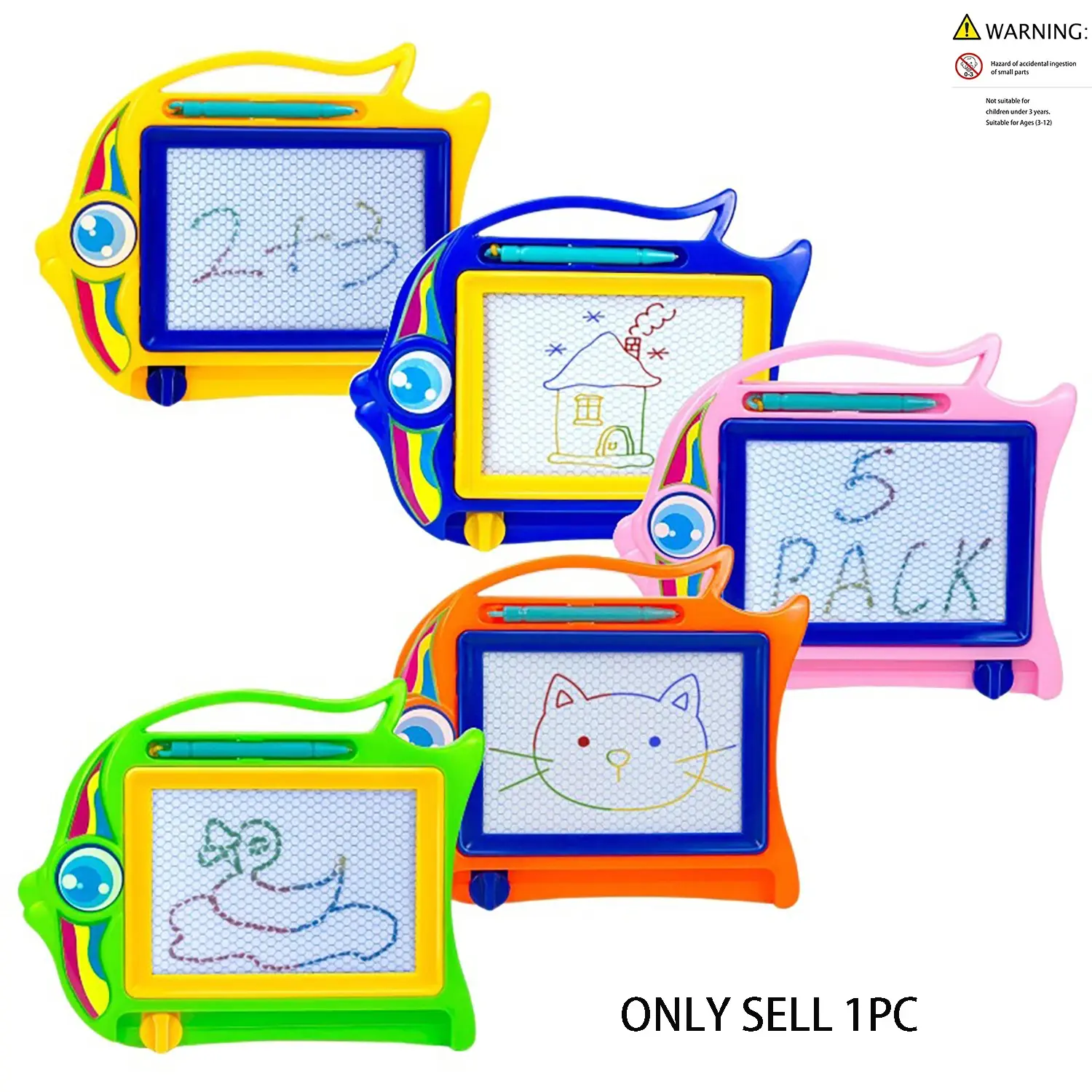 Magnetic Colorful Drawing Board, Erasable Scribble Art Board, Painting Toy, Classroom Sketching Writing Board, Birthday Party Gift, Magnetic Boards, Erasable Drawing Pads