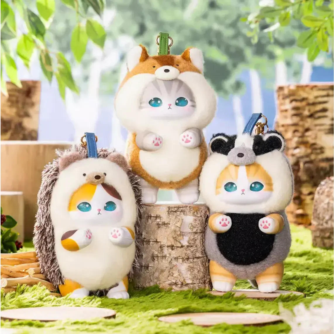 1805. MOFUSAND Nordic Kittens Series Plush Blind Box