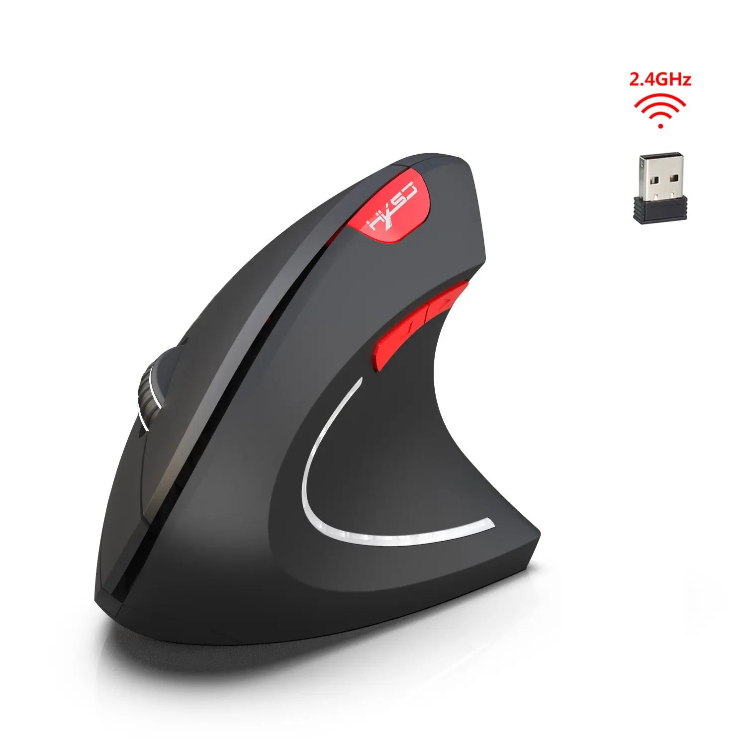 Vertical Wireless USB Mouse Ergonomic Rechargeable Portable PC Gamer For Computer Laptop Notebook Mause Gaming Accessories Mous
