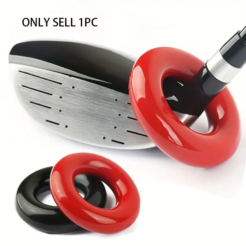 Portable Golf Swing Strength Trainer, Compact Weighted Ring, Improves Accuracy & Distance, Metal Structure, Suitable for All Clubs, Golf Training Aids, Golf Training Tool, Golf Training Accessory