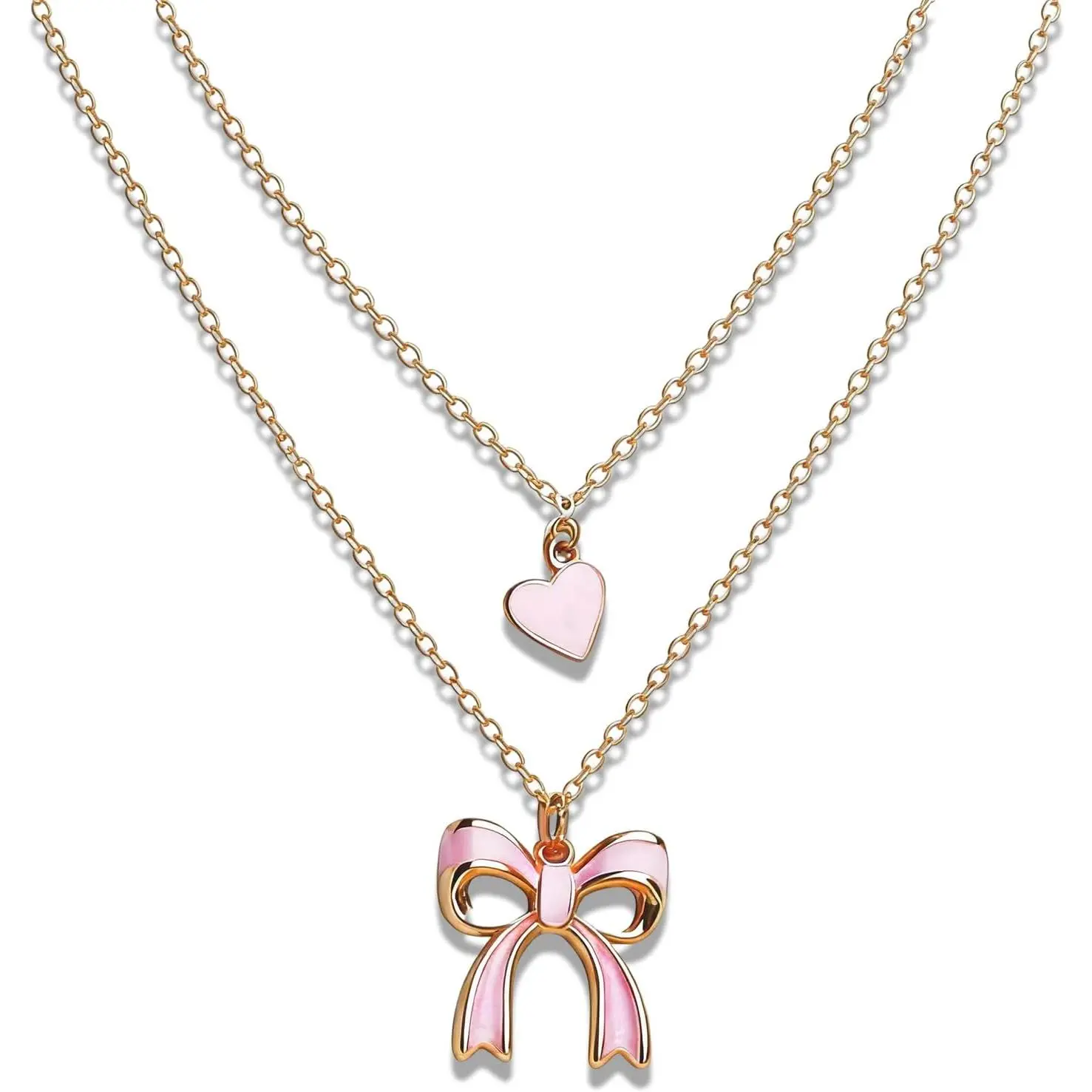 Bow Earrings Necklace Bracelet Trendy  Ribbon Pendant for Women | , Romantic Bow , for Birthday Valentines Day Christmas