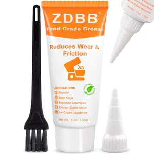 Food Grade Grease for Kitchenaid Stand Mixer Odorless Food Grade Equipment Lubricant with PTFE Espresso Machine Grease Sanitary Lubricant for Beer Kegs, Meat Slicer, Grinders, 1 oz 1-Pack