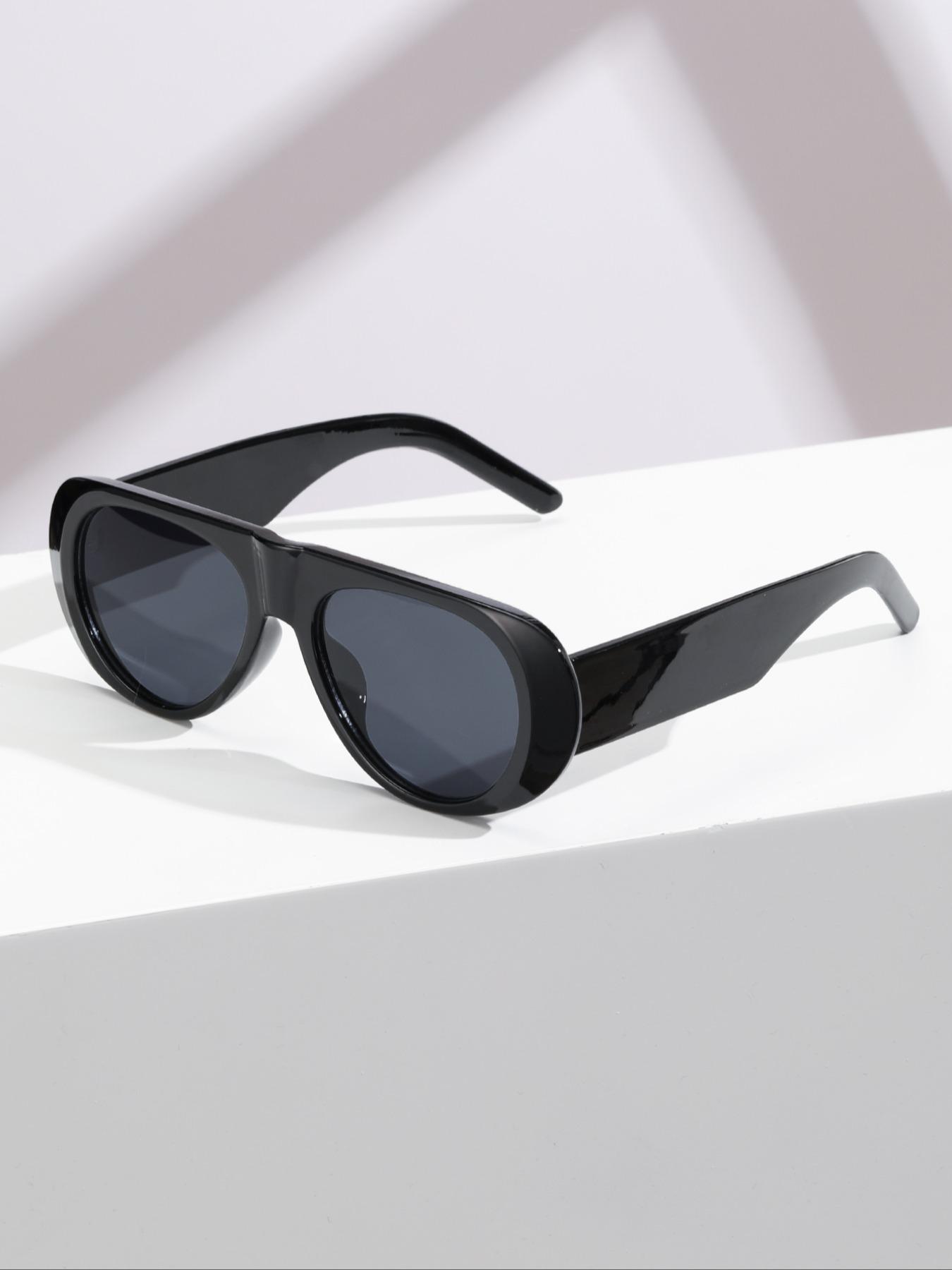 Unisex Vintage Style Sunglasses, Classic Shades, Summer Trendy Casual Sunglasses for Everyday Use, Fashion Sunglasses for Outdoor Activities