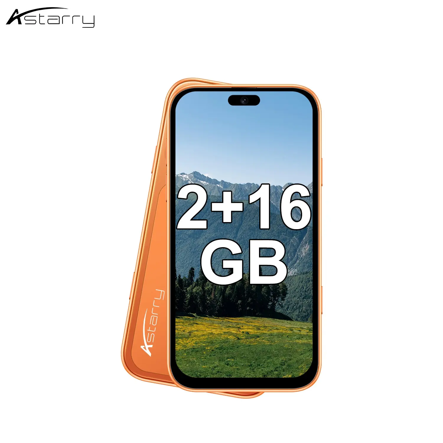 Astarry-Smart Kids Phone 3G Network XS17 Pro 2GB RAM + 16GB Storage Android 10.0 Version 3.75 Inch Processor 4-Core 2+2MP Dual SIM Support Suitable for family children’s entertainment, easy to carry.