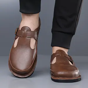 BDHJYDB 2026 New Men's Fashion Slip-On Sandals, Dual-Use Outdoor Sports and Driving Sandals, Anti-Slip Breathable Comfortable Soft-Soled Casual Sandals