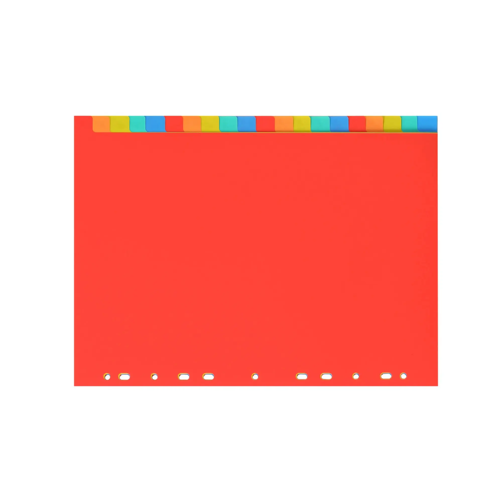 11 Ring Dividers For 3 Ring Binder A4 Index Dividers A4 Binder A4 Notebook Color Index Cards Loose Leaf Notebook Dividers Perforated Dividers Dividers Folder Office PVC Binder Tabs Dividers