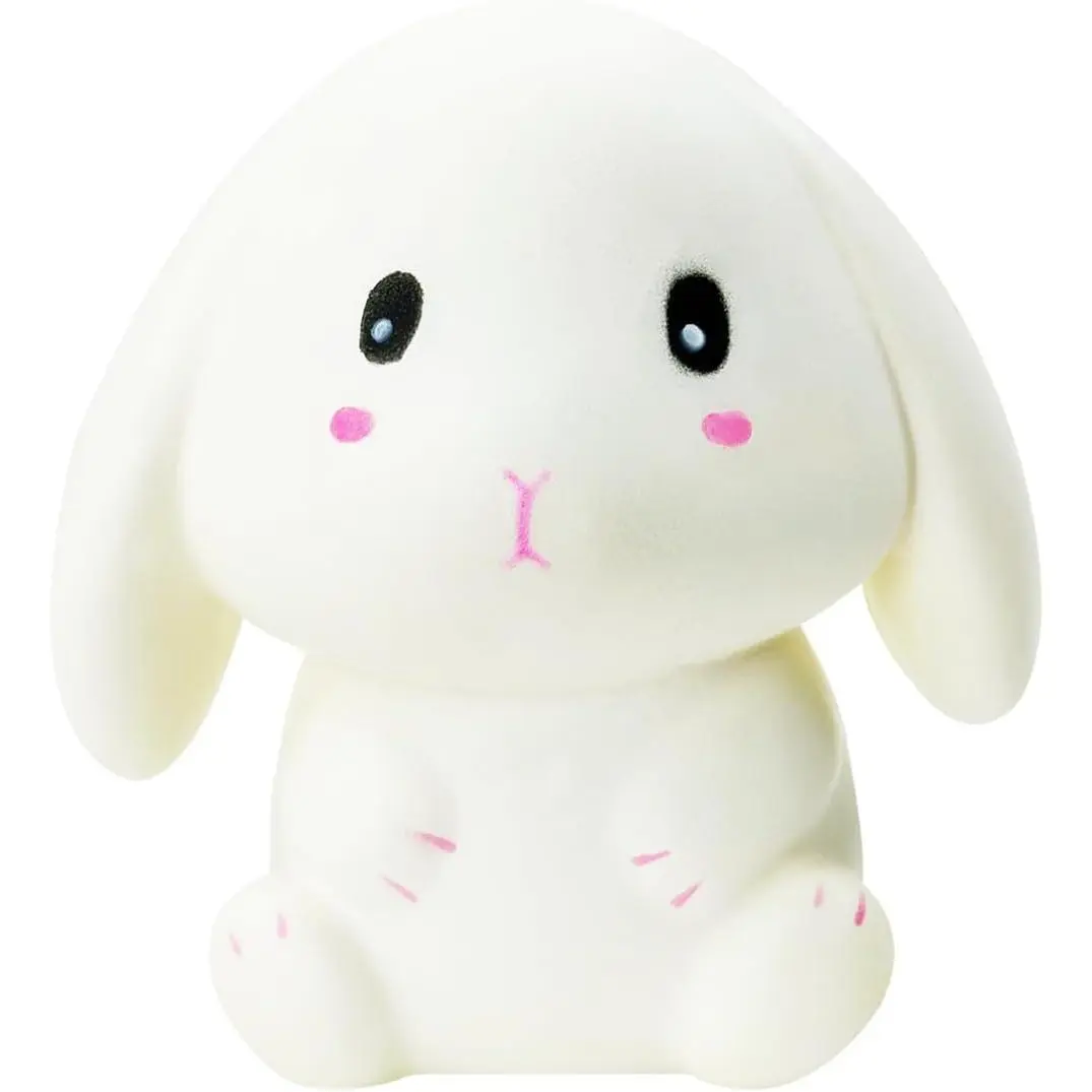 Jumbo Slow-Rising White Bunny Squishy - Super Soft Cute Squeeze Squishy Stress Relief Toy, Gift for Kids & Adults, Squeeze Squishy Stress Relief Toys