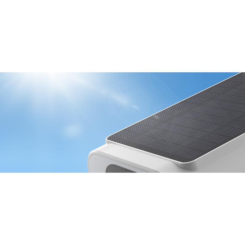 Solar Camera Outdoor Wireless, 2K WiFi Battery Powered Cameras System for Home Security with Embedded Panel, AI Motion Detection, Smart Spotlight & Alarm, Color Night Vision,No Hub Needed