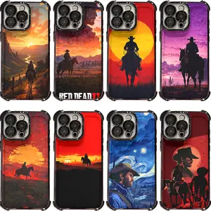Have Red Dead Redemption 2 Phone Cases for iPhone 17 Air 16 Pro Max 15 14 Plus 13 12 11  Four Corners Shockproof Clear Soft CoverPerfect Birthday Holiday Gift for RDR2 Gamer Fans