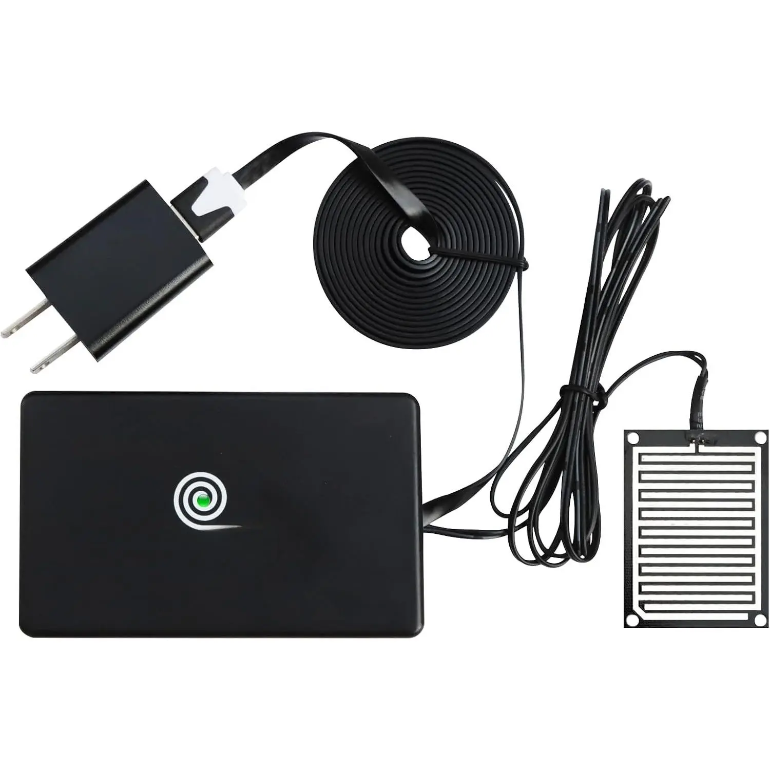 WiFi Water Leak Detector for  with Text & Email Notifications | Plug In the WiFi Water Sensor Under a Sink, Behind the Water Heater or Beside the Washer, No Hub, App or Subscription Needed
