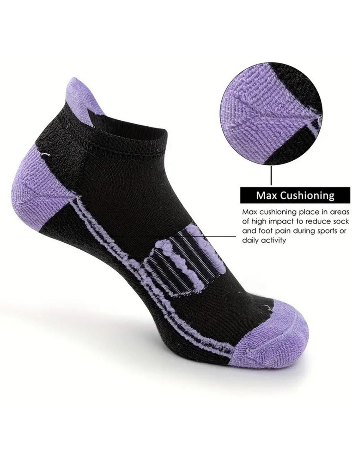 Women's Colorblock & Striped Print Ankle Socks, Casual Comfortable Breathable Soft Socks for Daily Wear, Multipack Knit Socks for All Seasons, Socks for Women, Crew Socks Women, Anklesocks, Athletic Socks