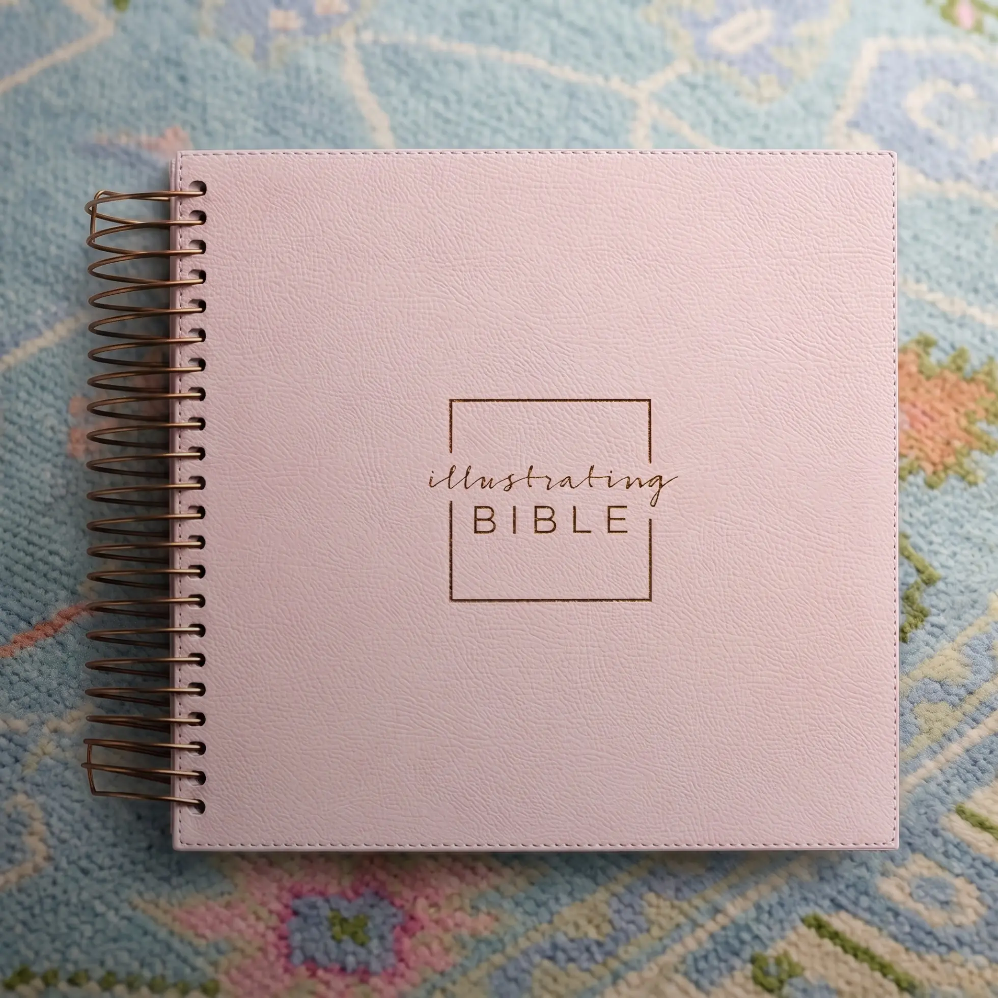 NIV Spiral-Bound Journaling Bible (Pastel Pink) - 100% Lay-Flat Softcover with Extra-Wide Margins for Art, Notes & Devotion
