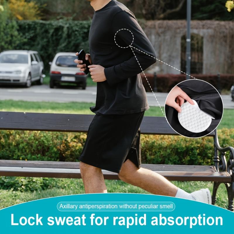 Breathable Armpit Sweat Pads, 30pcs Disposable Underarm Absorption Sweat Pad, Invisible Armpit Sweat Pad Shields, Absorbent Antiperspirant Sticker Patches, Sweat Control