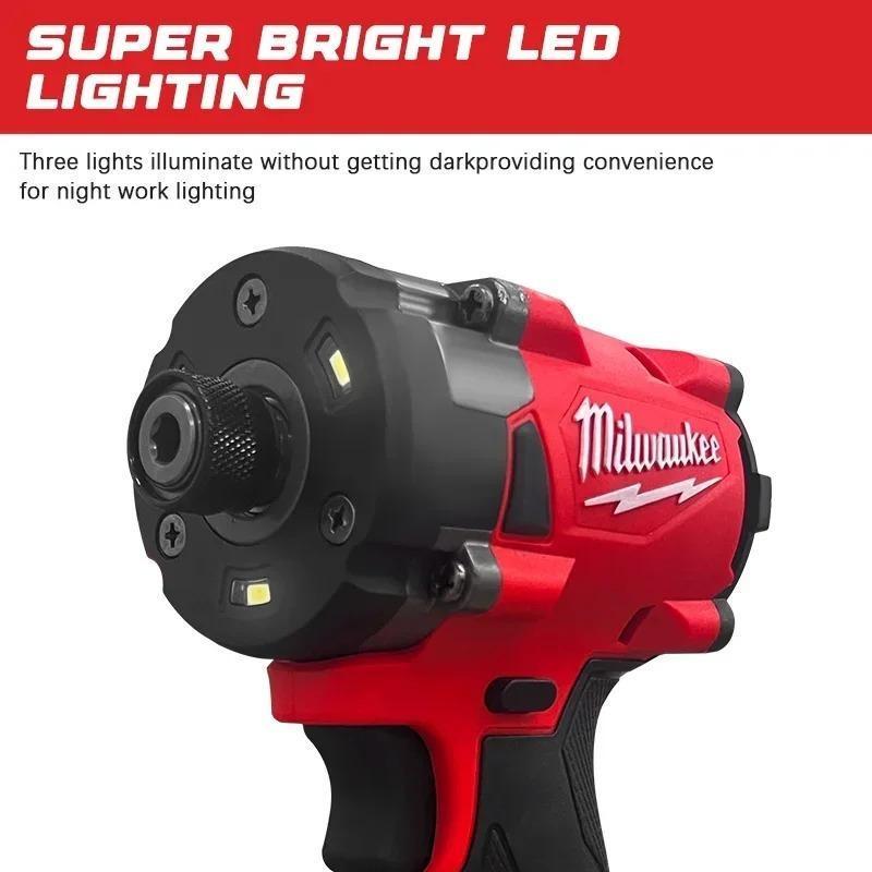 Milwaukee Brushless Impact Driver 300NM Motor Cordless  1/2 Impact Wrench Screwdriver Power Tools