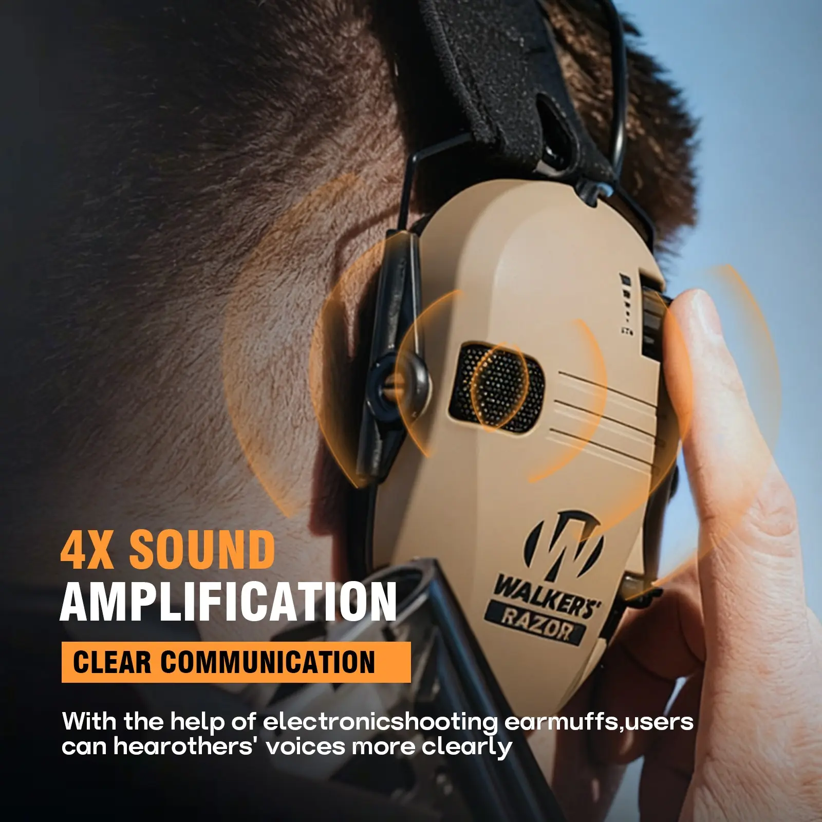 Professional ANC Noise Reduction Tactical Headphones: Active Noise Cancelling, Soundproof Ear Cups, Ambient Sound Monitoring. Ideal for Shooting, Industrial Use, and Aviation. Comfortable Memory Foam, Sweat-resistant, Durable, Adjustable.