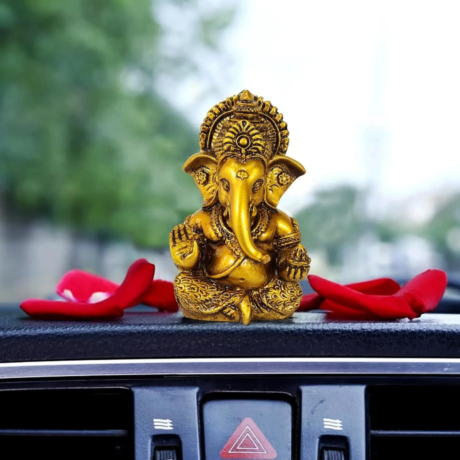 Ganesh Idol for  Dashboard  3.7 Inch | Ganpati Idol for  Dashboard, | Ganesha Murti for , Office Desk, Mandir Decor, Pooja Decor,  , Diwali  Indian