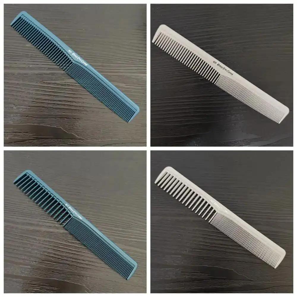 1 Professional Barber Comb |   Wide Tooth, Double-sided Design, Plastic Material, Suitable for Normal Hair Types |   Ideal for Salon and Home Professional Hair Styling