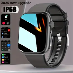 2026 New 1.83" TFT Full Touch Smart Watch for Men & Women, 95% Screen-to-Body Ratio, Wireless Calling with Call/SMS Alerts, Multiple Watch Faces & Sports Modes, Music Control, Compatible with Android & iPhone, Daily & Holiday Gift