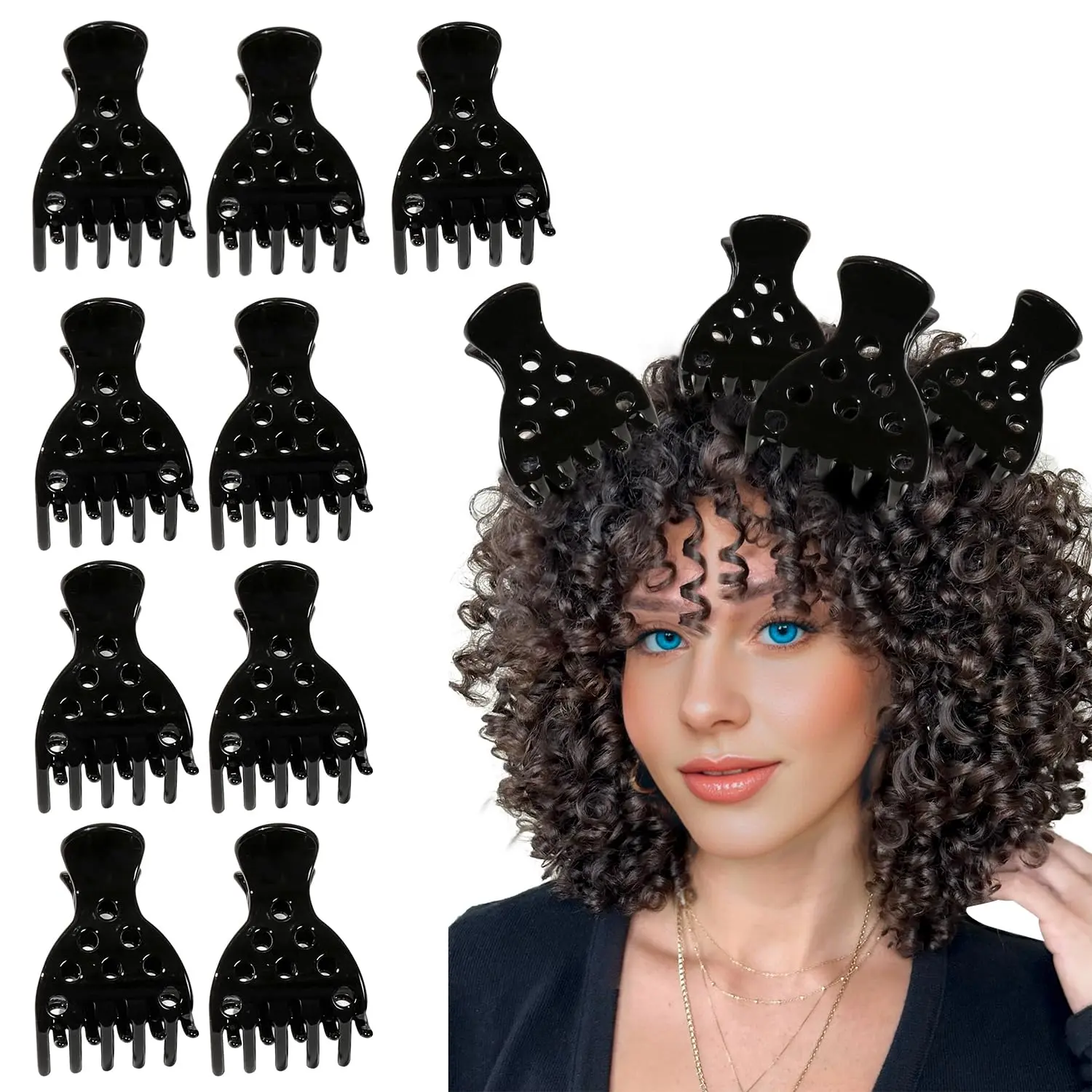 10 Hair Volume Clip,Root Clips for Curly Hair Volume and Claw Clips for Thick Hair, Root Lifter  Hair